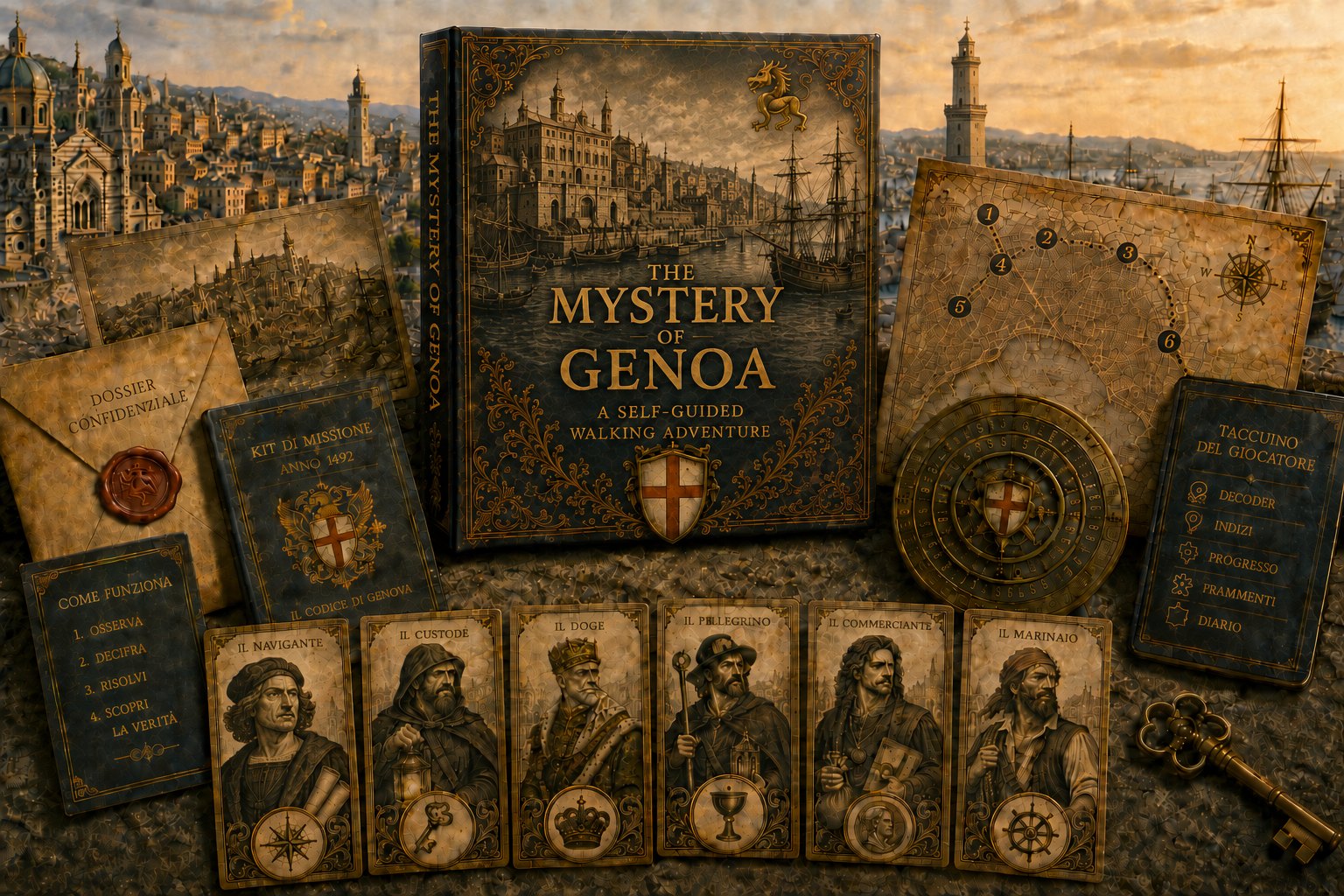 The Mystery of Genoa — a self-guided walking mystery through the old town